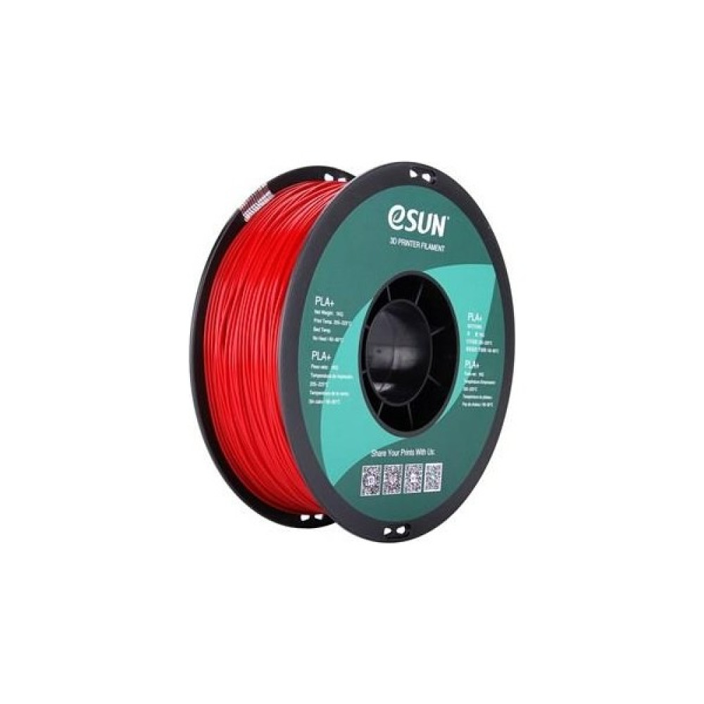 Esun Pla+ Filament - Alev Kırmızısı - 1kg 1.75MM - Kırmızı Filament Fiyatı