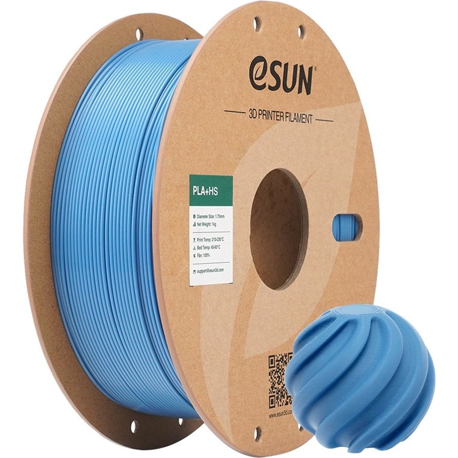 Esun Pla+Hs Haze Blue (Sisli Mavi) Filament 1.75MM 1kg - Yüksek Hız Uyumlu Pla+ - Sisli Mavi Filament Fiyatı
