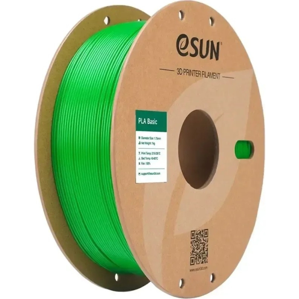 Esun Yeşil PLA Basic Filament 1.75 mm 1 kg 3D Yazıcılar için Uygun Yüksek Performans - Standart Filament Fiyatı