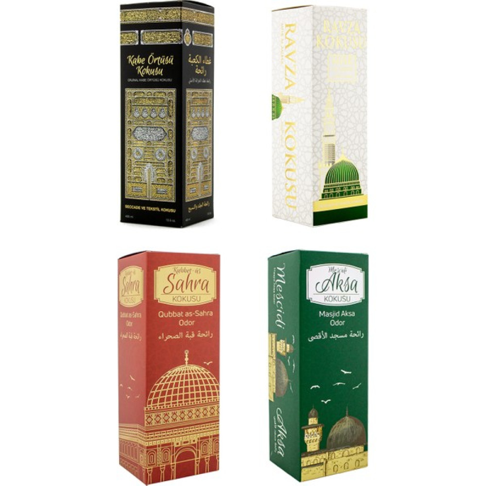 Esved Kabe Örtüsü Kokusu Medine Ravza Kokusu Kubbetül Sahra Kokusu ve Mescidi Aksa Kokusu Sprey 400 Ml. Oda Kokusu Fiyatı