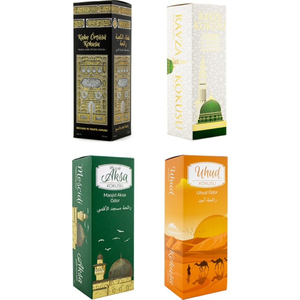 Esved Kabe Örtüsü Kokusu Medine Ravza Kokusu Mescidi Aksa Kokusu ve Uhud Kokusu Sprey 400 Ml. Oda Kokusu Fiyatı