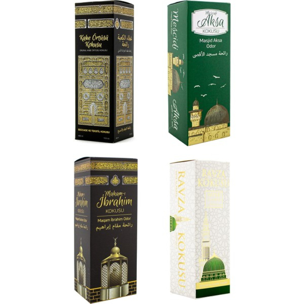 Esved Kabe Örtüsü Kokusu Mescidi Aksa Kokusu Makamı Ibrahim Kokusu ve Medine Ravza Kokusu Sprey 400 Ml. Oda Kokusu Fiyatı