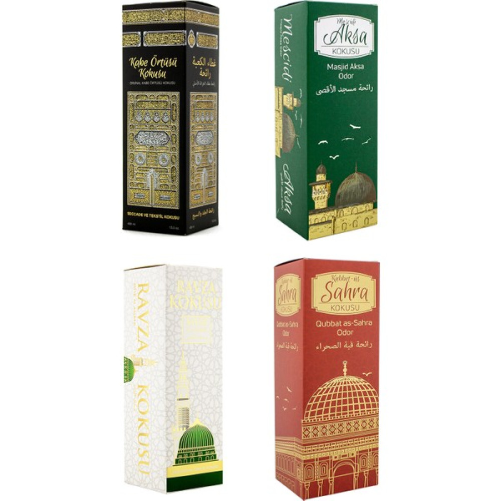 Esved Kabe Örtüsü Kokusu Mescidi Aksa Kokusu Medine Ravza Kokusu ve Kubbetül Sahra Kokusu Sprey 400 Ml. Oda Kokusu Fiyatı