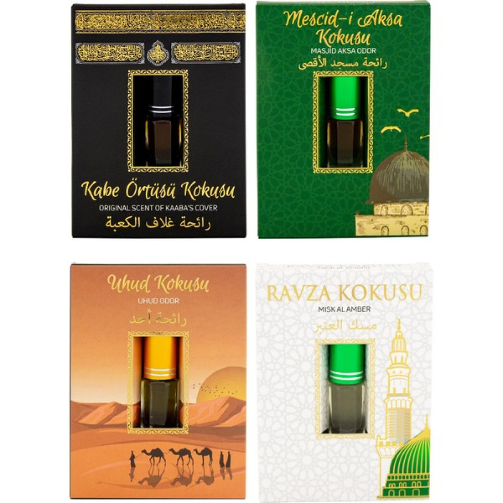 Esved Kabe Örtüsü Kokusu Mescidi Aksa Kokusu Uhud Kokusu ve Medine Ravza Kokusu Alkolsüz Esans 3ml - 3 ml Kolonya & Gülsuyu Fiyatı