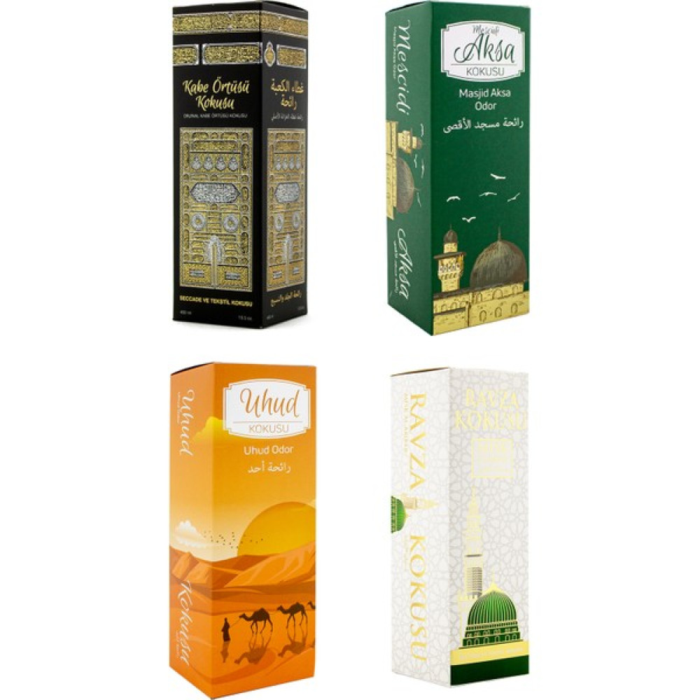 Esved Kabe Örtüsü Kokusu Mescidi Aksa Kokusu Uhud Kokusu ve Medine Ravza Kokusu Sprey 400 Ml. Oda Kokusu Fiyatı