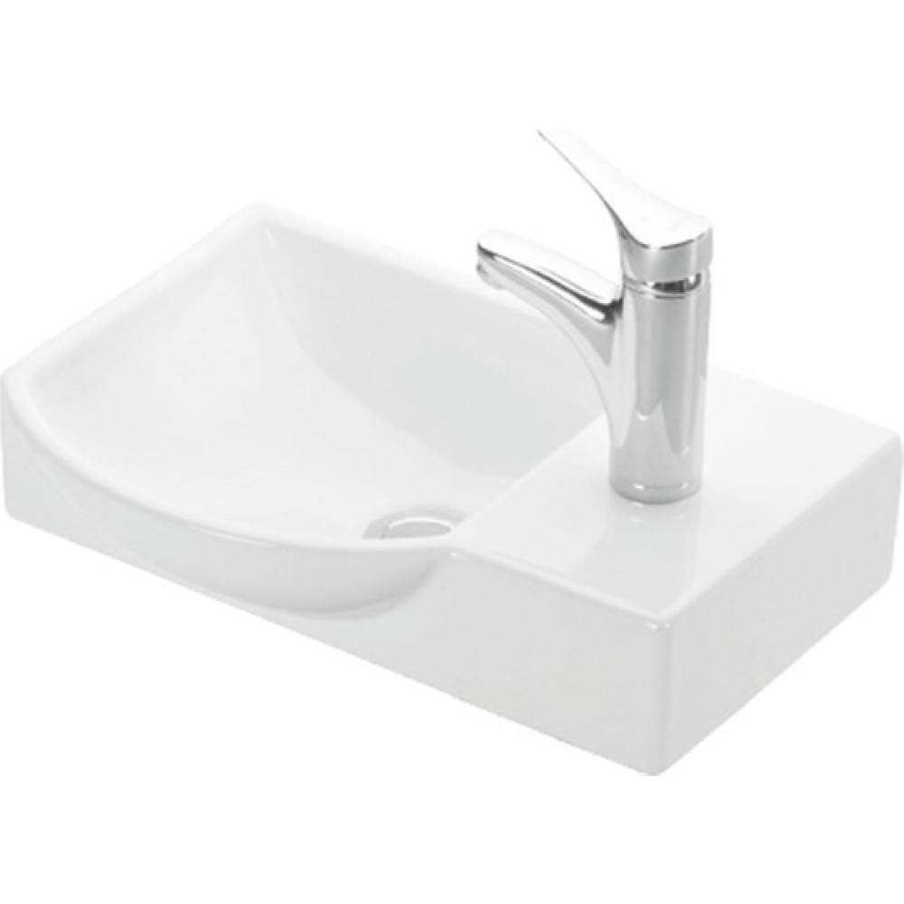 Esvit Litos Dolap Uyumlu Lavabo Sağ-4079 45 cm Beyaz Lavabo Fiyatı