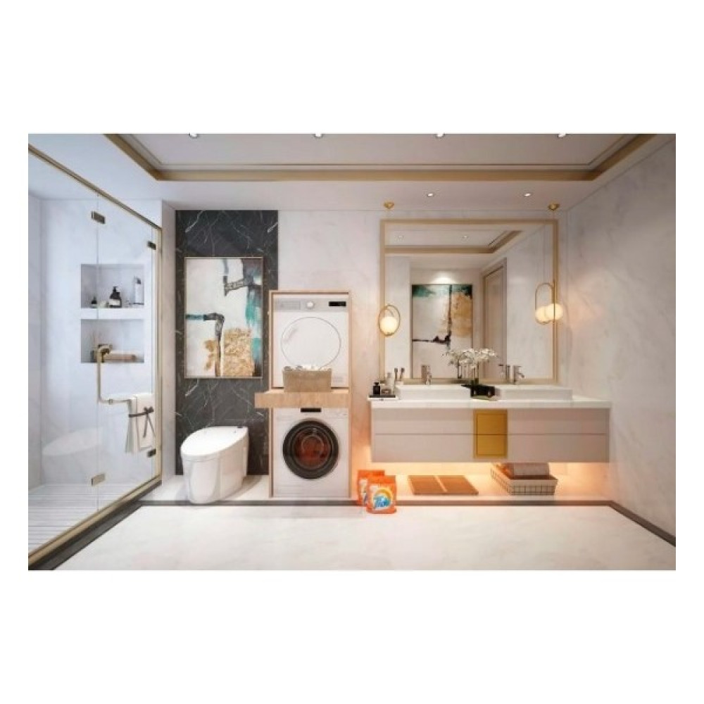 Esyah Ahşap-Banyo Dolabı Çamaşır Makinesi Dolabı Kurutma Makinesi Dolabı Çekmeceli - Ahşap Banyo Dolabı / Mobilyası Fiyatı