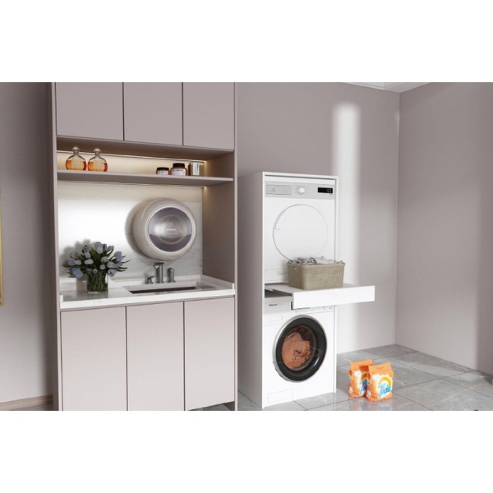 Esyah Banyo Dolabı Çamaşır ve Kurutma Makinesi Dolabı Çekmeceli - Beyaz Banyo Dolabı / Mobilyası Fiyatı