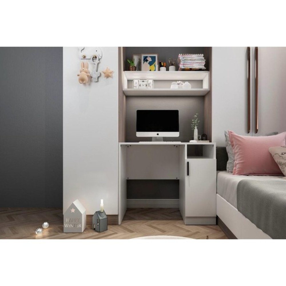 Esyah Çalışma Masası Bilgisayar Masası- Ofis Masası - G/89 CM Y/75 CM D/50 CM - Beyaz Çalışma Masası Fiyatı