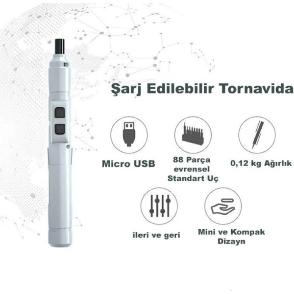 Etabel Ticaret Etabel Mini Taşınabilir Tornavida Akülü Şarjlı Elektrikli Mttaşe Elektrikli El Aletleri Fiyatı