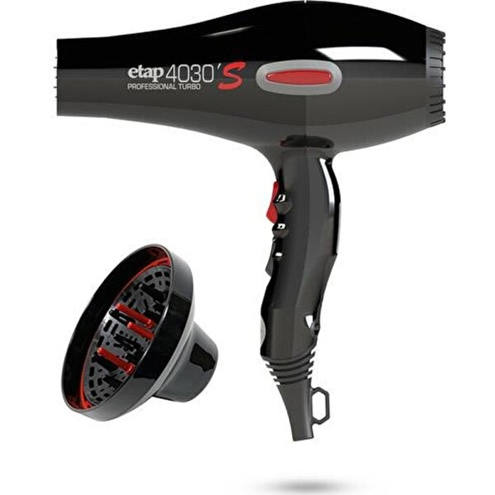 Etap 4030S + Curly Profesyonel Turbo 2500 W Saç Kurutma Makinesi + Difüzör - Siyah Saç Kurutma Makineleri Fiyatı