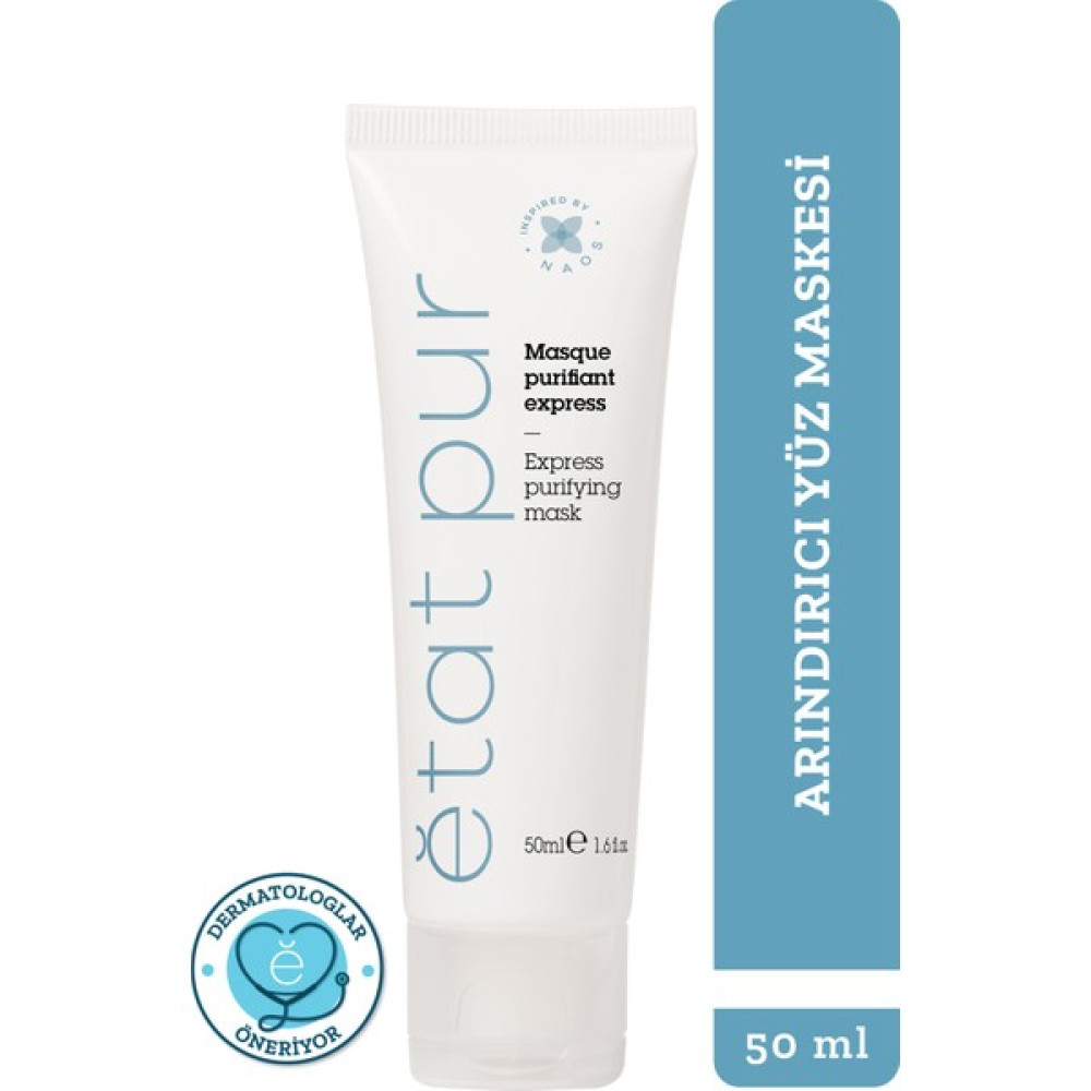 Etat Pur Express Purifying Mask Sebum Dengeleyici Arındırıcı Beyaz Kil Maskesi 50 ml Karma Yağlı Cilt Maskeler Fiyatı