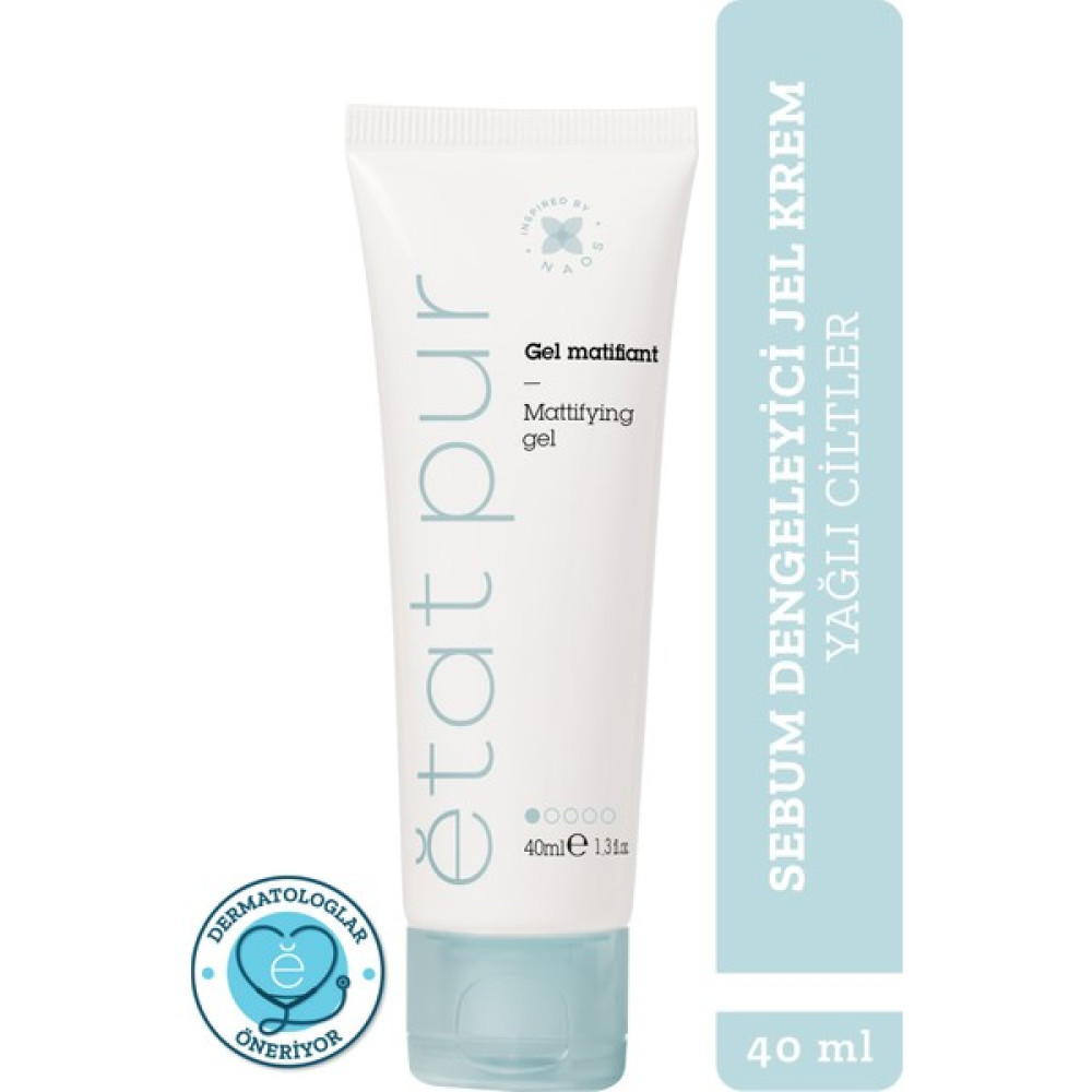 Etat Pur Matifying Gel Parlama Karşıtı Matlaştırıcı Yüz Nemlendirici Jel Bakım Kremi 40 ml Karma Yağlı Ciltler Nemlendiriciler Fiyatı