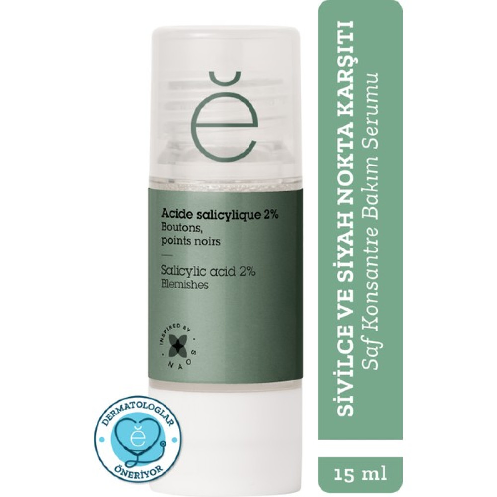 Etat Pur Pure Active Salisilik Asit BHA Sivilce Siyah Nokta Karşıtı Konsantre Bakım Serumu 15 ml Karma ve Yağlı Ciltler Anti-Aging / Yaşlanma Karşıtı Fiyatı
