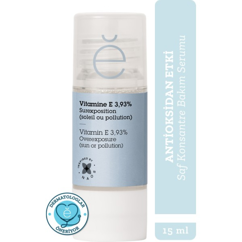 Etat Pur Pure Active Vitamin E Antioksidan Etkili Nemlendirici Saf Konsantre Bakım Serumu 15 ml Kuru Ciltler Anti-Aging / Yaşlanma Karşıtı Fiyatı