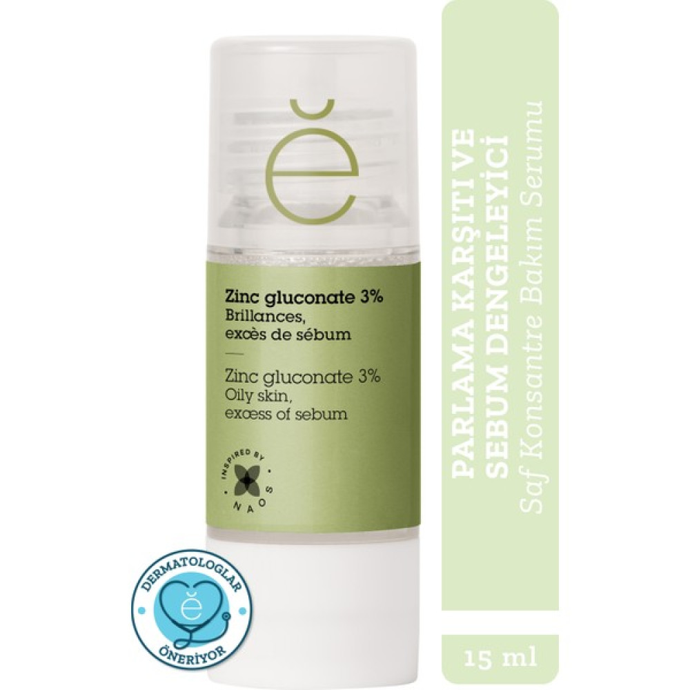 Etat Pur Pure Active Zinc Gluconate Çinko Parlama Karşıtı Sebum Dengeleyici Konsantre Cilt Bakım Serumu 15 ml Anti-Aging / Yaşlanma Karşıtı Fiyatı