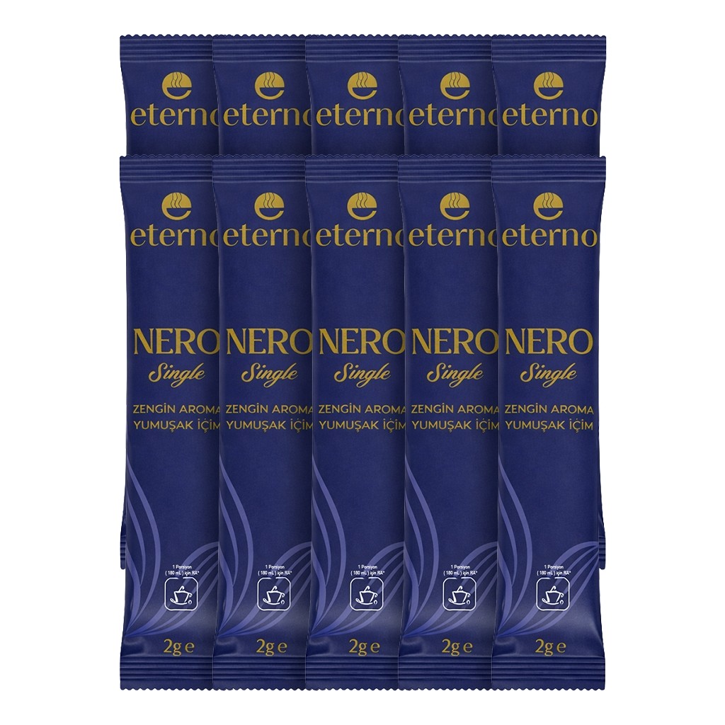 Eterno Nero Single Granül Kahve 2g - 10'lu Paket - 1 Adet Diğer Fiyatı