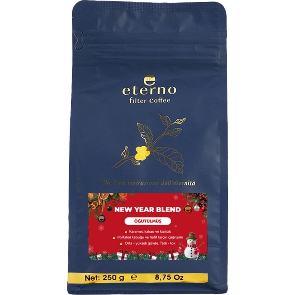 Eterno New Year Blend Öğütülmüş Filtre Kahve 250G - 250 gr Diğer Fiyatı