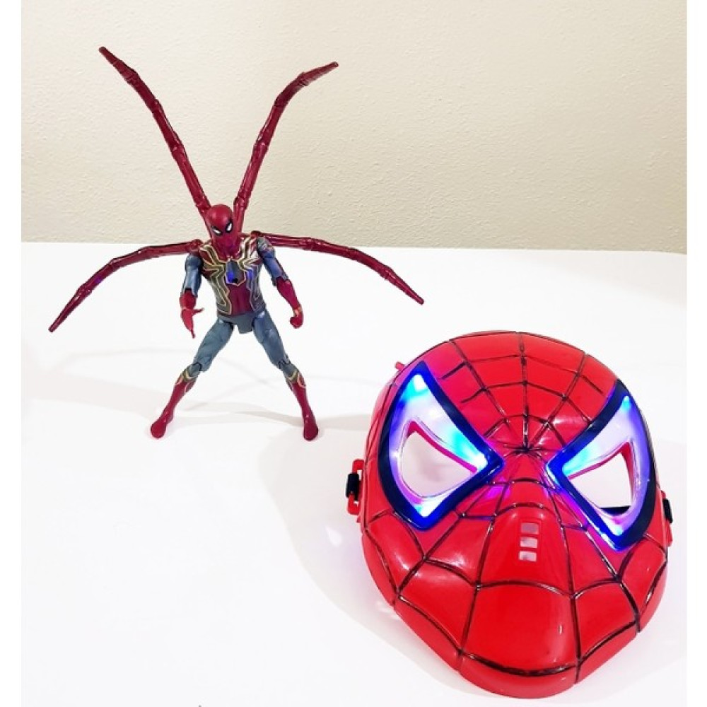Ethem Spiderman Ahtapot Kollu Örümcek Adam ve Işıklı Maske - Renkli Oyuncak Fiyatı
