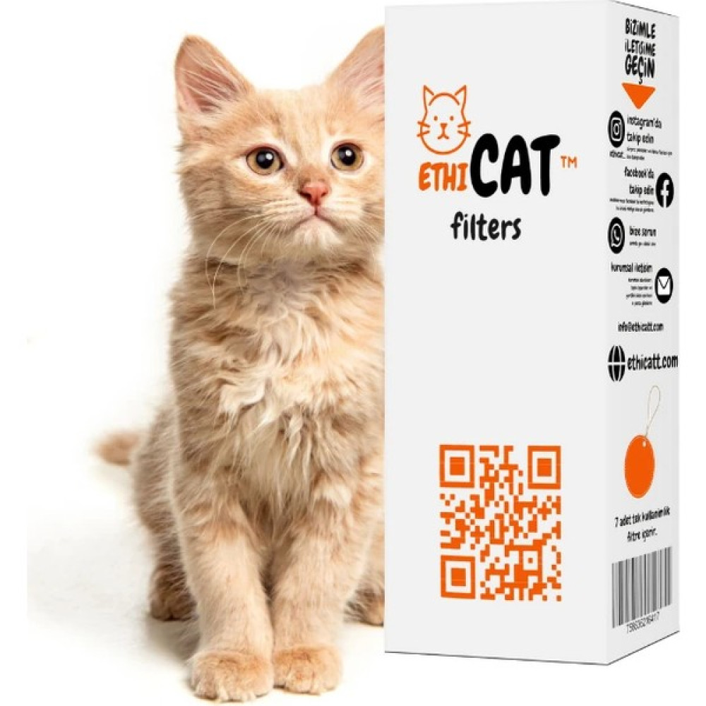 Ethicatt - Kedi Kumu Temizleme Kokusuz Elekli Filtre Büyük Boy Kum Kabı Için (7'li Xxl) - 80 x 90 cm - Beyaz Evcil Hayvan Ürünleri Fiyatı