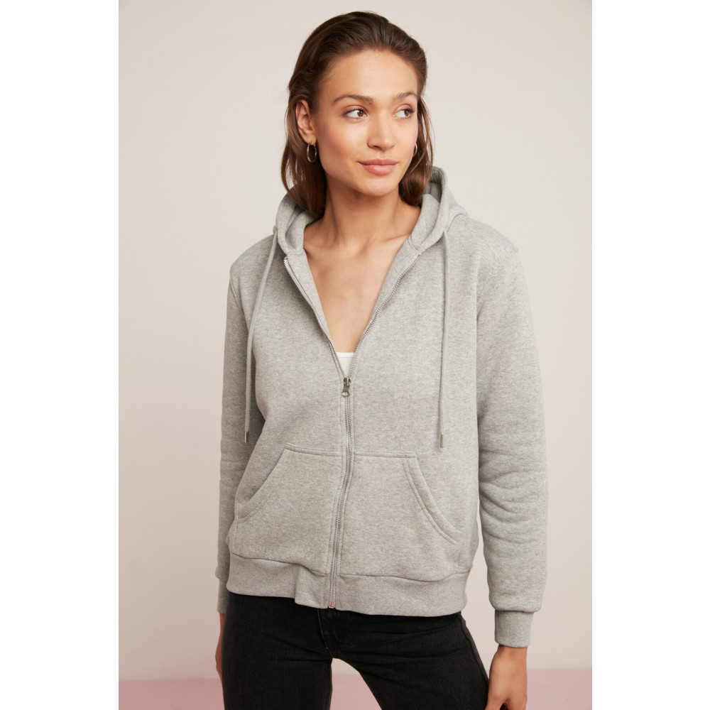 ETHIQUET Cherısh Kadın Içi Polarlı Yumuşacık Kalın Kumaşlı Kapüşonlu Fermuarlı Comfort Fit Sweatshirt M Beden Bayan Sweatshirt Fiyatı