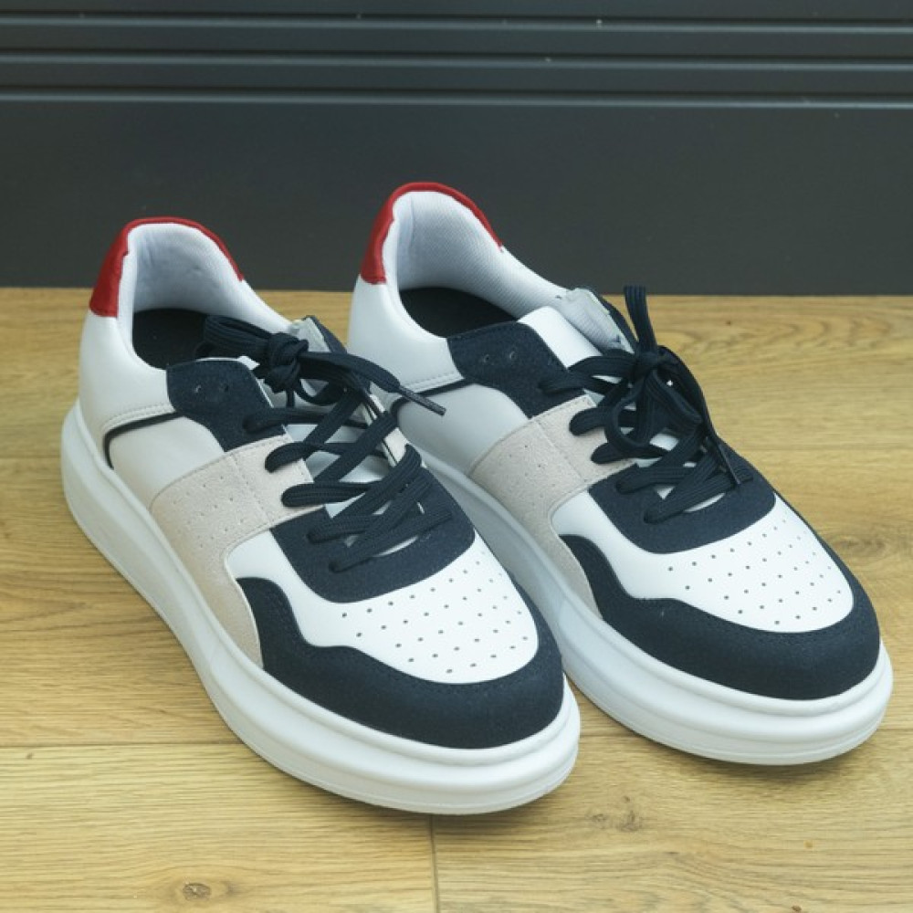 Ethopia +7 cm Boy Uzatan Gizli Topuklu Kalın Taban Lacivert Detaylı Sneaker Erkek Spor Ayakkabı Erkek Ayakkabıları Fiyatı