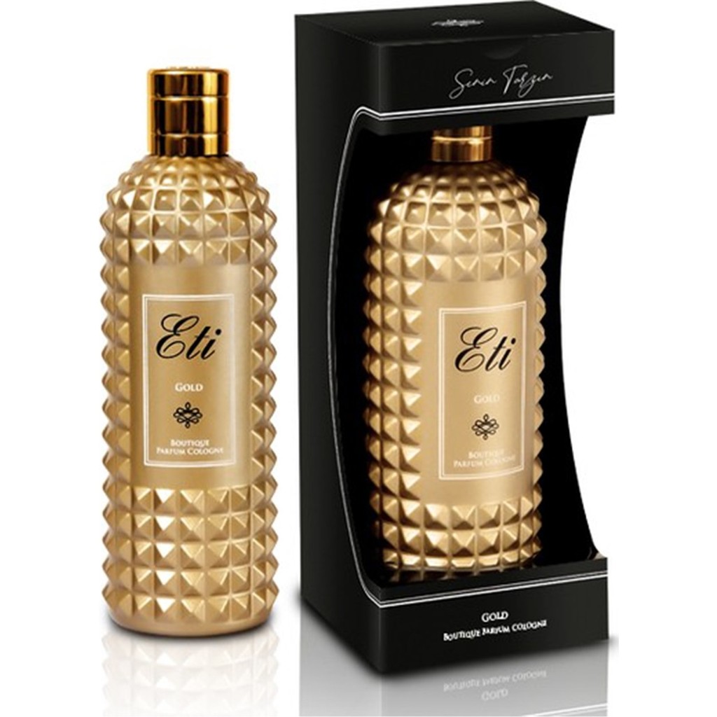 Eti BOUTIQUE Gold Asma Koku Kolonya 300ml Şık Cam Şişe ile Diğer Fiyatı