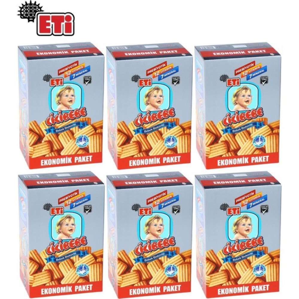 Eti Cici Bebe Bisküvisi 1000GR Kutu (6 Lı Set) Oto Boyaları Fiyatı
