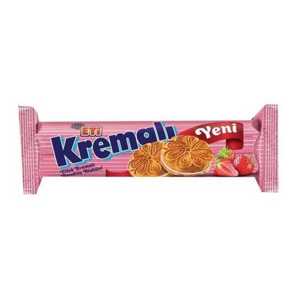 Eti Kremalı Çilekli Bisküvi 61 g Bisküvi ve Kek Fiyatı
