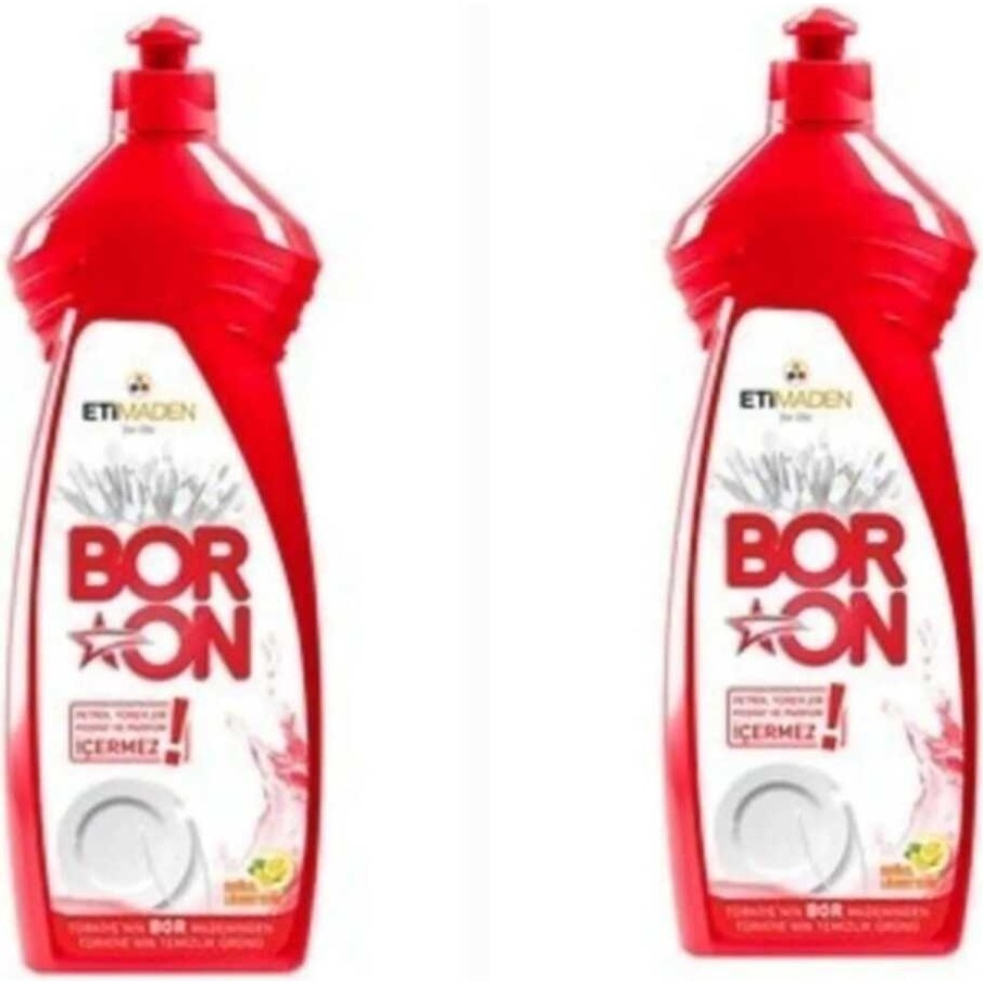 Eti Maden Boron 2 Adet Elde Yıkama Sıvı Bulaşık Deterjanı 2*650 Ml. Bulaşık Yıkama Fiyatı