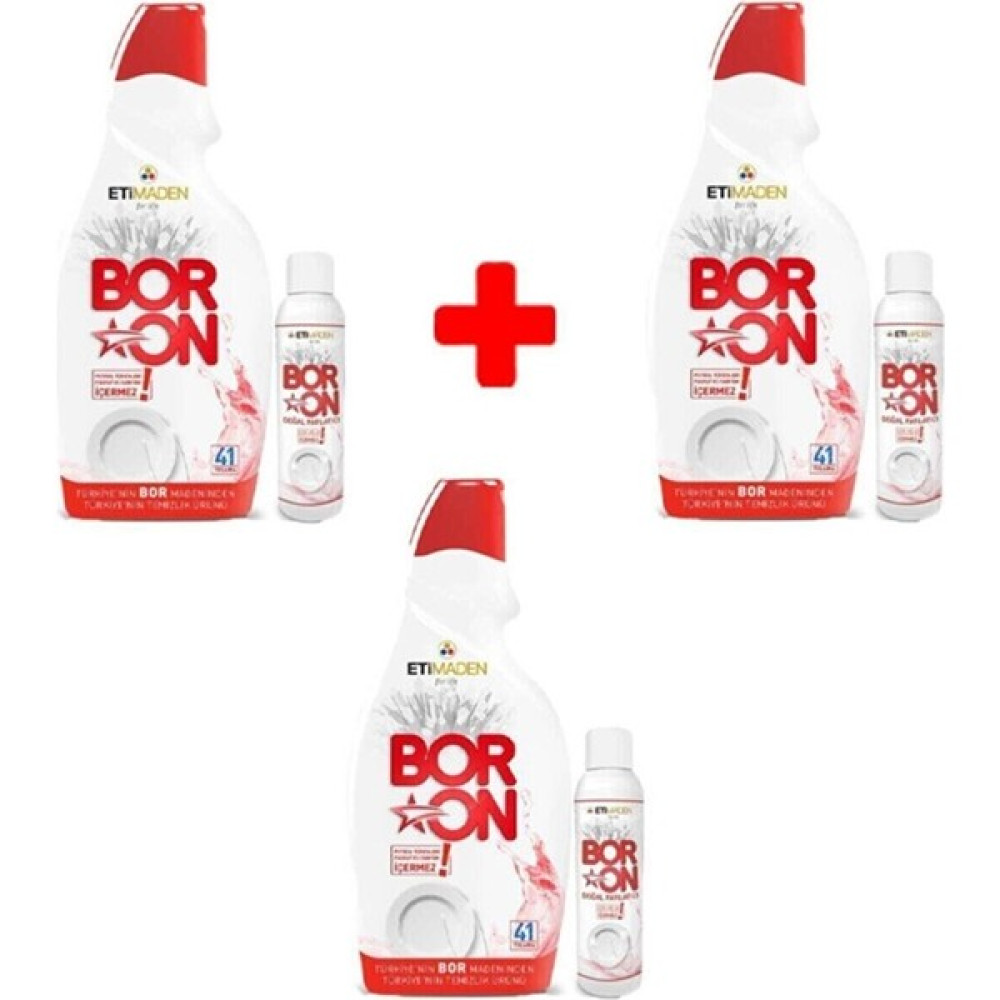 Eti Maden Boron Jel Bulaşık Makinası Deterjanı 820 ml x 3 + Parlatıcı Bulaşık Yıkama Fiyatı