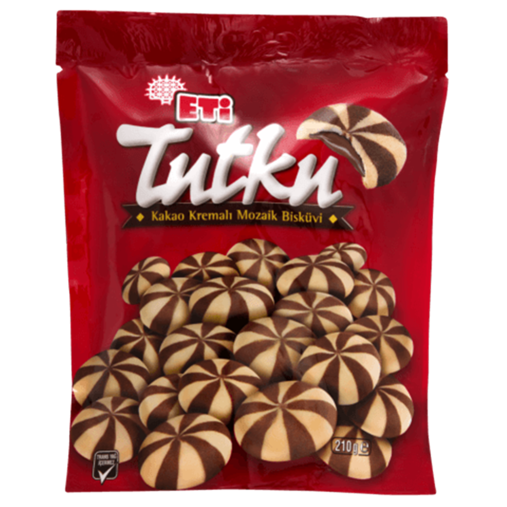 Eti Tutku Bisküvi Poşet 210 g 18'li Bisküvi ve Kek Fiyatı