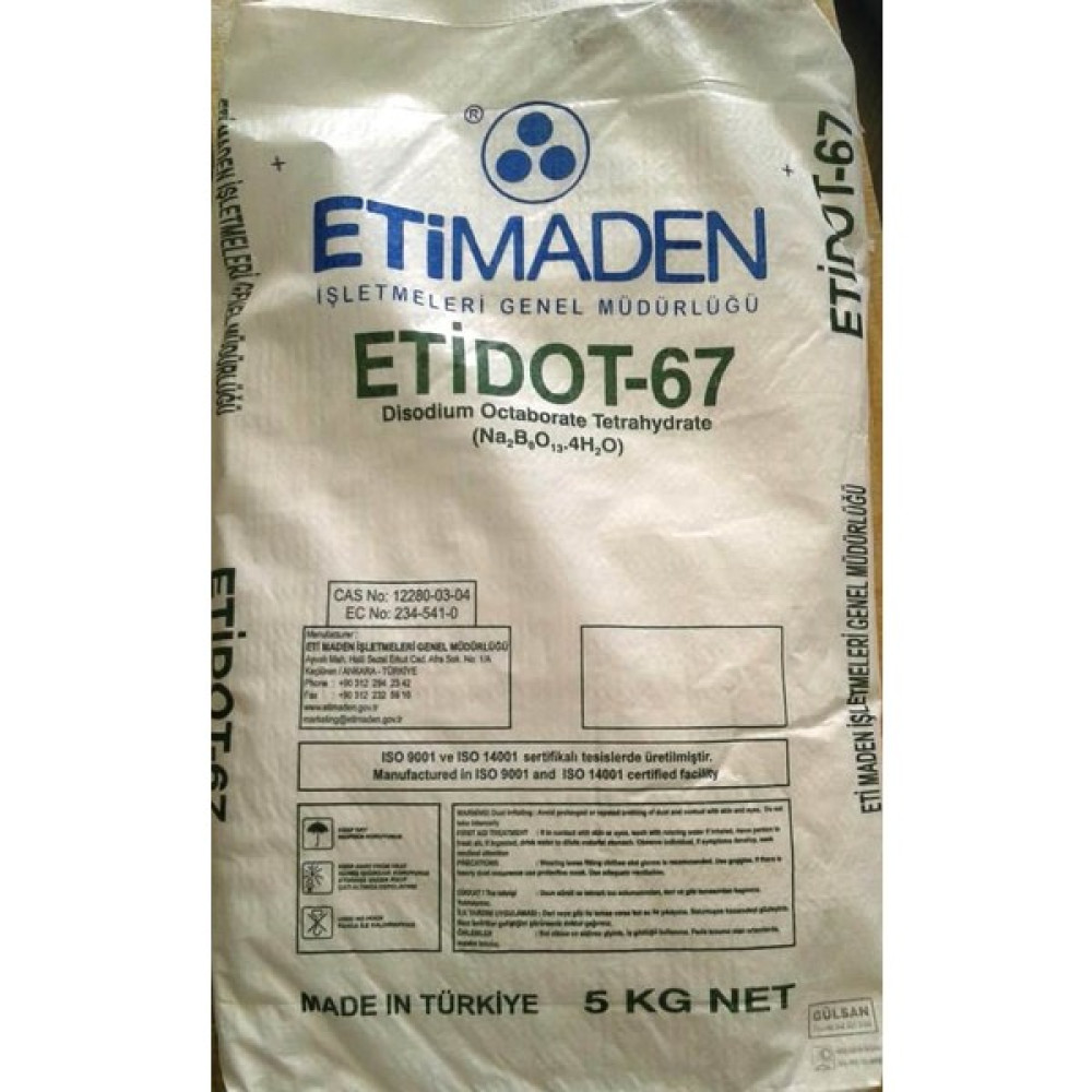 ETİDOT-67 BORLU GÜBRE 5 Kg Gübre Fiyatı