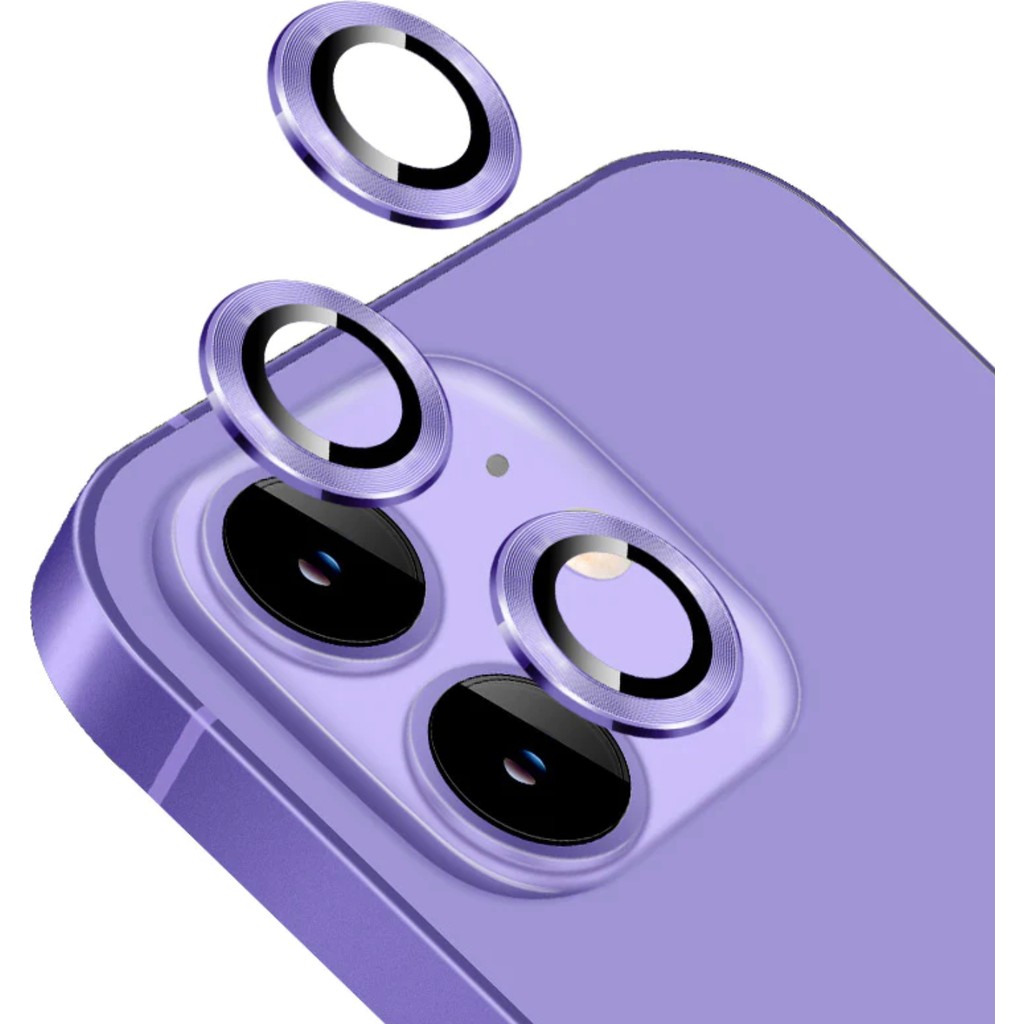 Etiget iPhone 12 Kamera Koruyucu Lens Alüminyum Alışımlı Cam (mor) - Mor Cep Telefonu Fiyatı