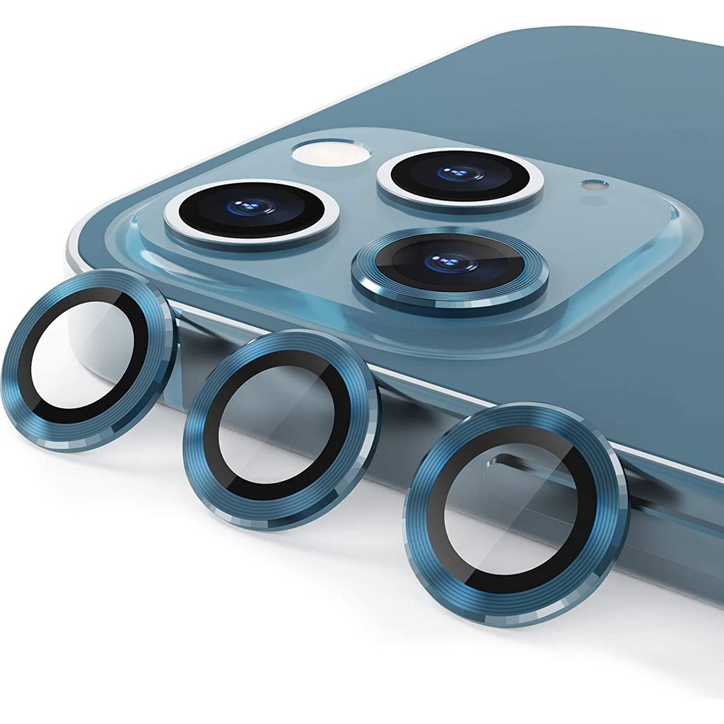 Etiget iPhone 12 Pro Kamera Koruyucu Lens Alüminyum Alışımlı Cam (mavi) - Mavi Cep Telefonu Fiyatı