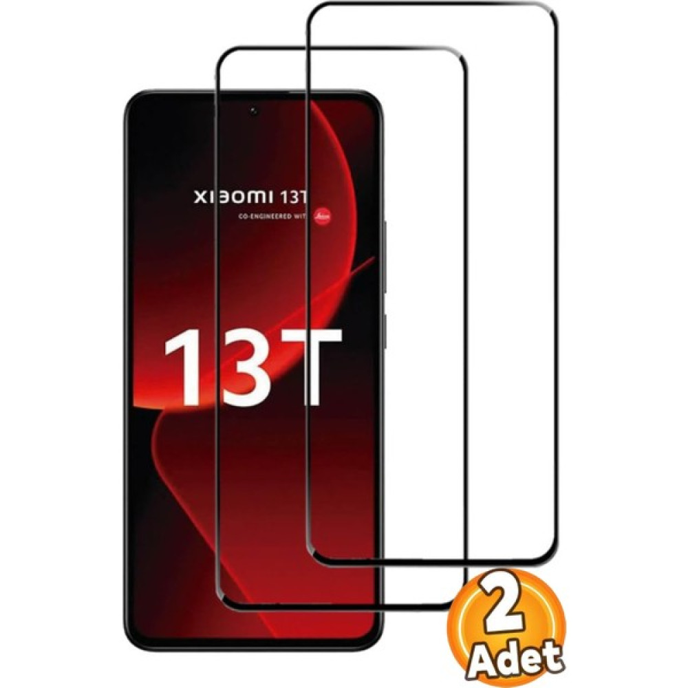 Etiget Xiaomi 13T & 13T Pro Tam Kaplayan Anti-Static Esd Cam Ekran Koruyucu 6d Glass (2 Adet) Cep Telefonu Ekran Koruyucusu Fiyatı