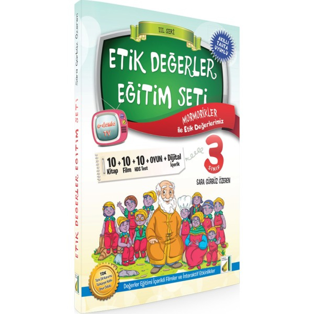 Etik Değerler Eğitim Seti 3. Sınıflar İçin ( 10 Kitap+Hds ) Okul Öncesi Eğitici & Öğretici Kitaplar Fiyatı