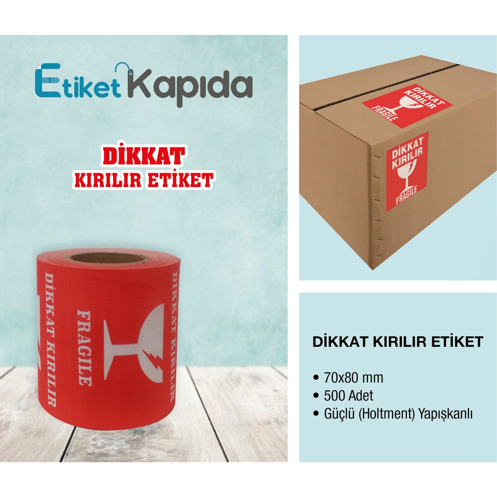 Etiket Kapıda Dikkat Kırılır Etiketi - Fragile 70*80MM - 1 Rulo 500 Adet Yapışkanı Kuvvetli - 70x80 mm SSD / Solid State Drive Fiyatı