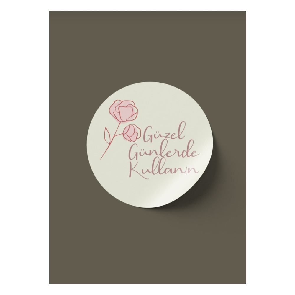 etikettcim Sticker Kuşe (4x4cm) 70 Adet -güzel Günlerde Kullanın Hediyelik Eşya Fiyatı