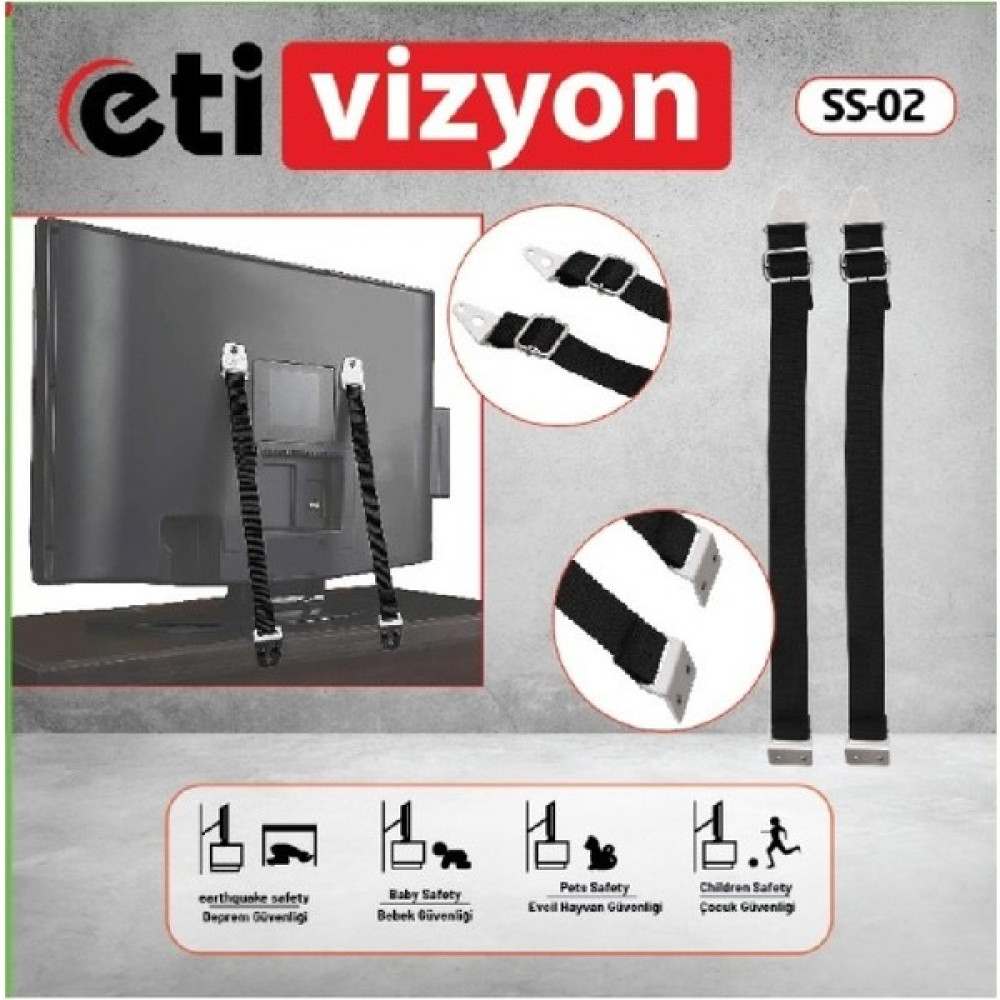 Etivizyon Ss-02 Tv Güvenlik Kemeri TV Aksesuarları Fiyatı