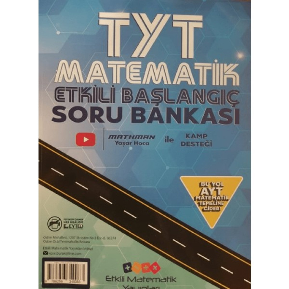 Etkili Matematik Yayınları 11. Sınıf TYT Matematik Soru Bankası Temel Yeterlilik Testi (TYT) Fiyatı