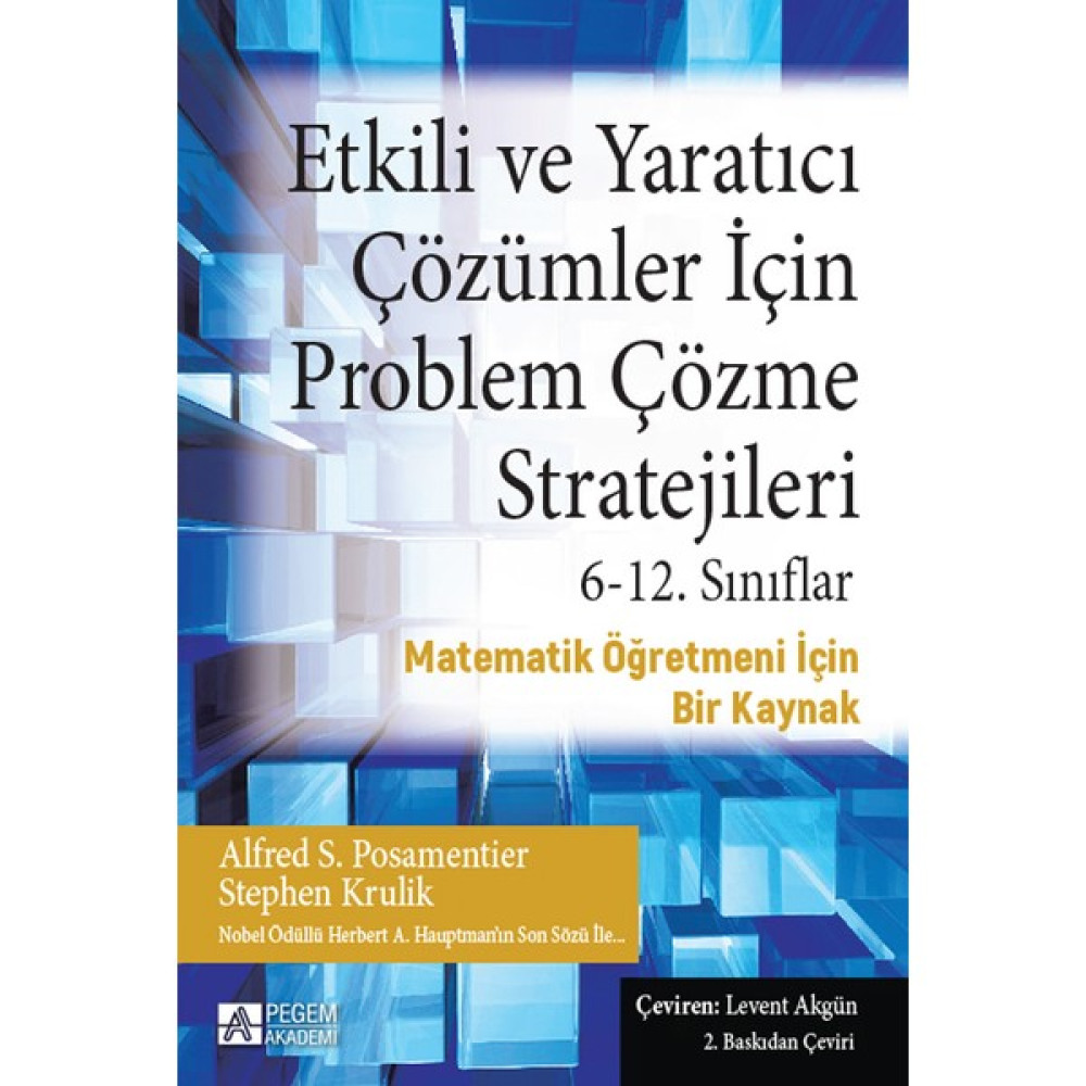 Etkili Ve Yaratıcı Çözümler İçin Problem Çözme Stratejileri 612. Sınıflar - Stephen Krulik Eğitim Yönetimi Fiyatı