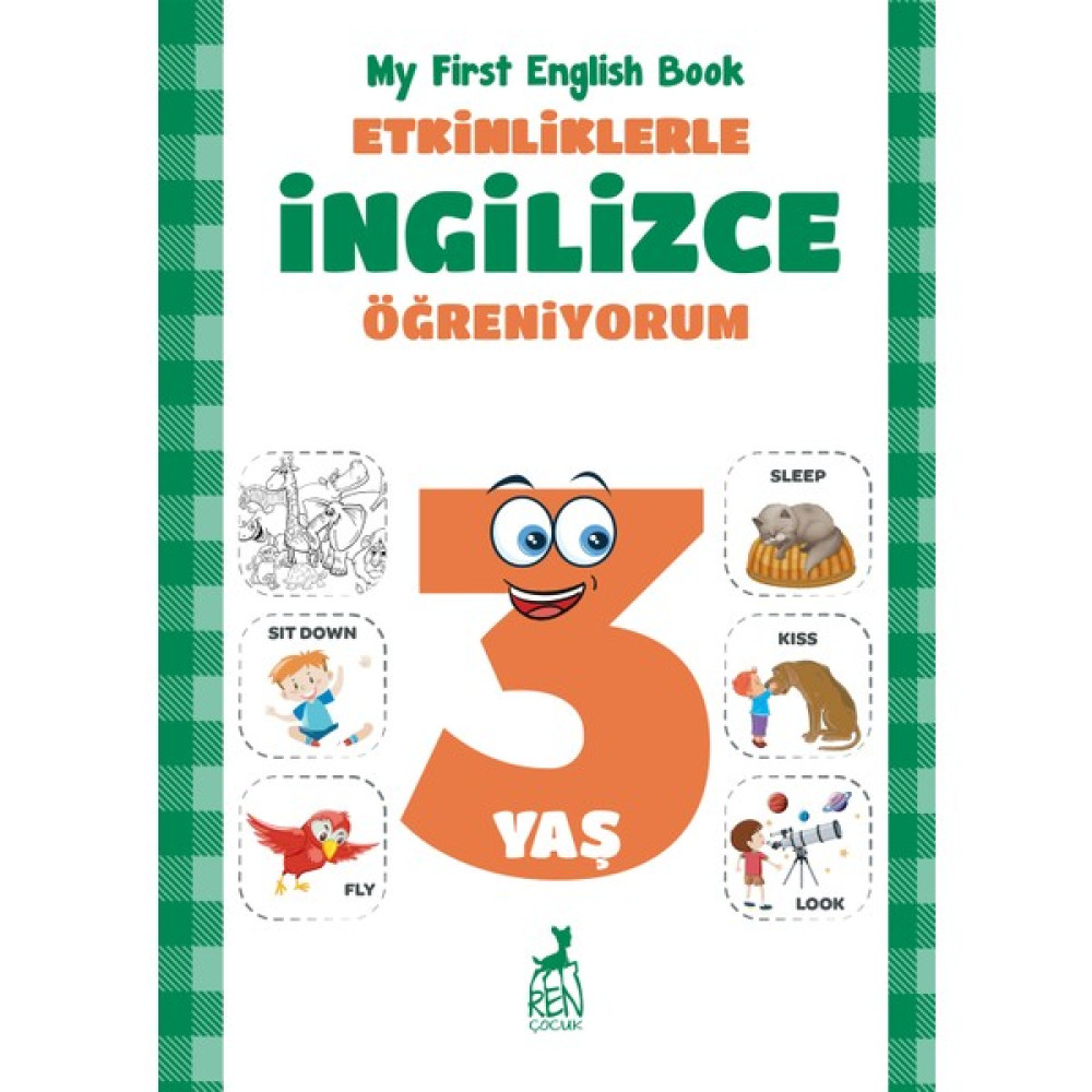 Etkinliklerle Ingilizce Öğreniyorum 3 Yaş - Merve Almalı Zeka Geliştirici Kitaplar Fiyatı