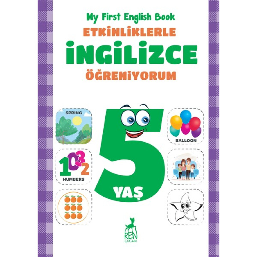Etkinliklerle Ingilizce Öğreniyorum 5 Yaş - Merve Almalı Zeka Geliştirici Kitaplar Fiyatı