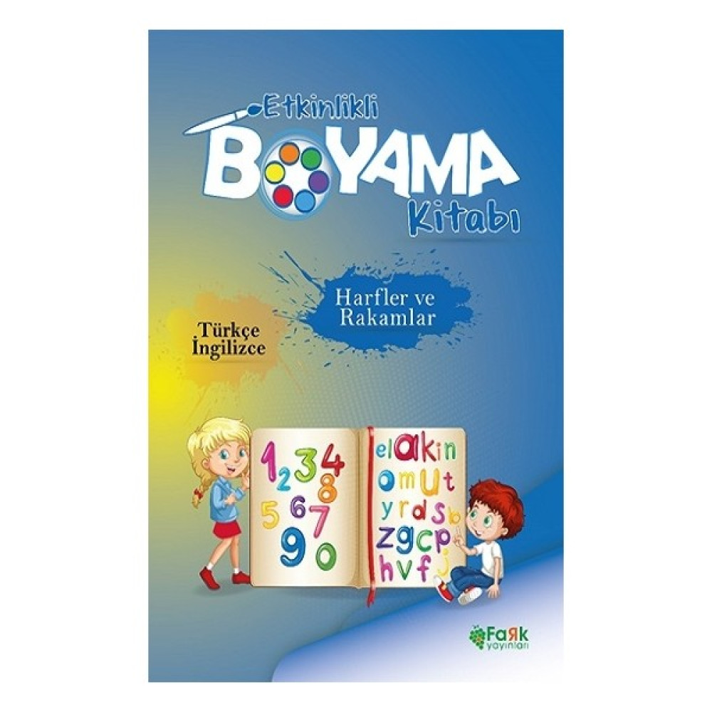 Etkinlikli Boyama Kitabı Harfler ve Rakamlar Aktivite & Eğitici Kitaplar Fiyatı