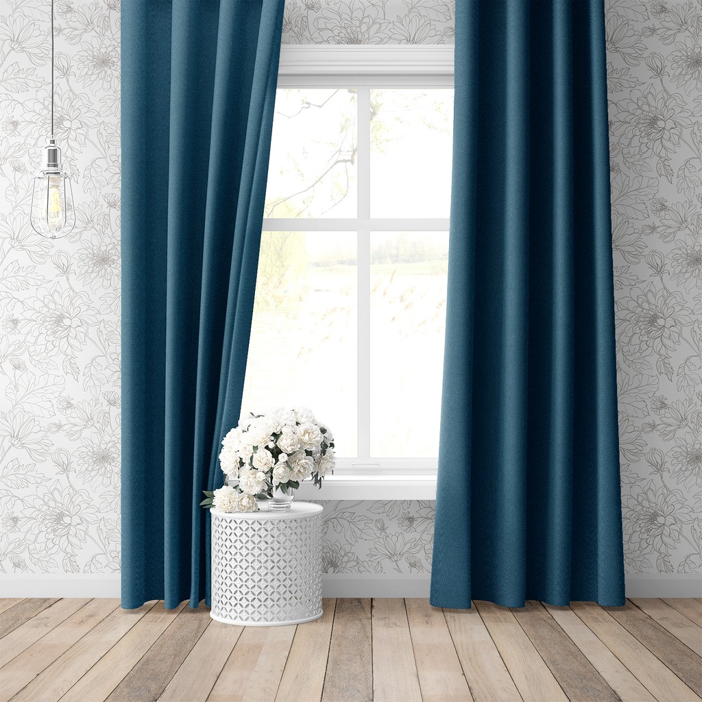 ETSHOME Indigo Blackout Perde - 100 x 260 cm Perde Fiyatı