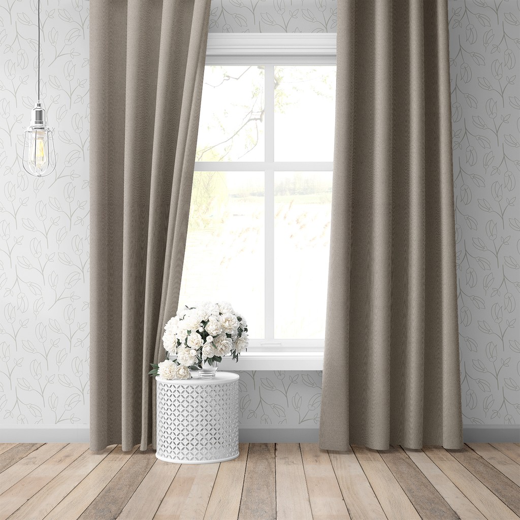 ETSHOME Taş Rengi Blackout Perde - 100 x 260 cm Perde Fiyatı