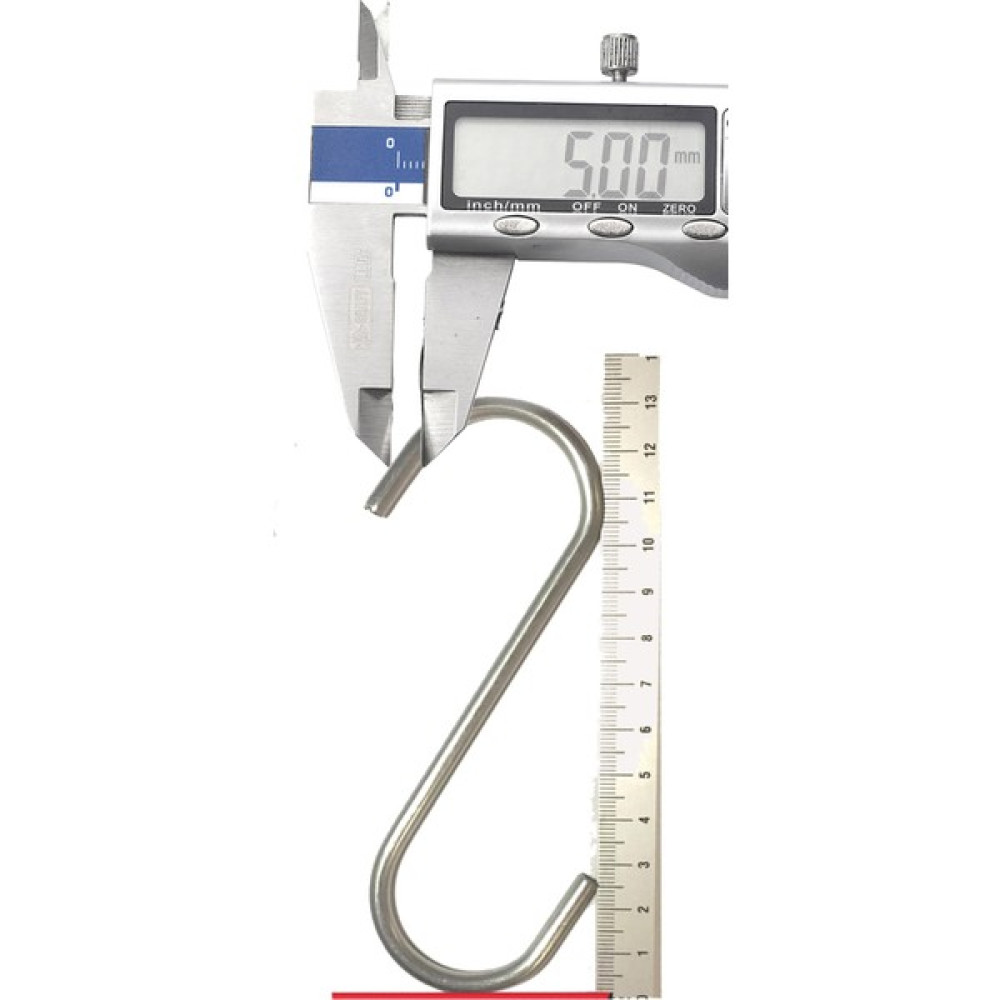 Etsylight, 5x130 mm Çok Büyük ve Kalın Metal S Kanca , 10 Adet Caraskal Fiyatı