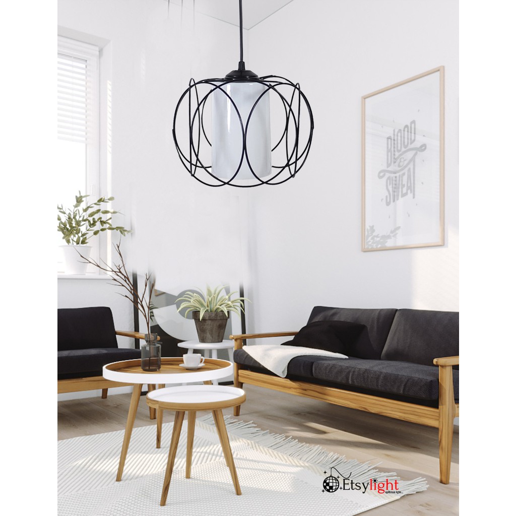 Etsylight Dünya Olimpiyat White Glass One, Mutfak Avize, Salon Avize, Antre Avize, Çocuk Odası Avize Avize Fiyatı