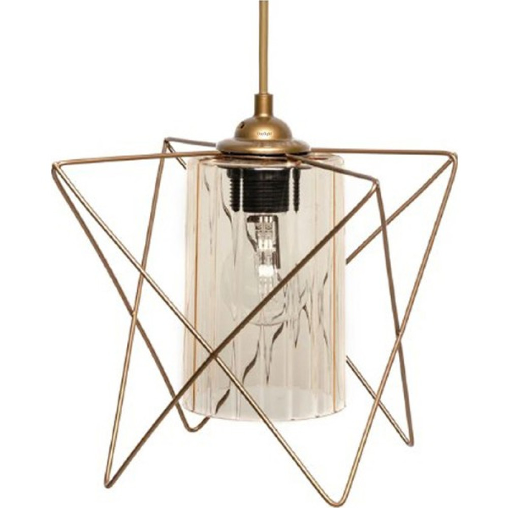 Etsylight Golden Prizma Glass One Mutfak, Salon Avize - Sarı - 1'li Avize Fiyatı